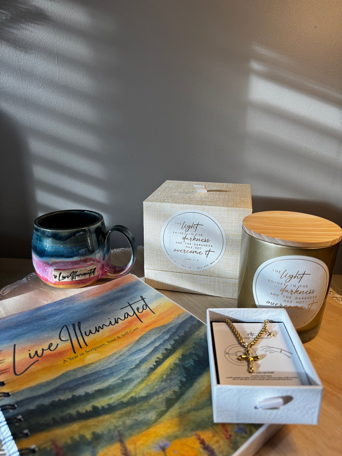 Rise & Shine Together Mug | Hand-Thrown • Sunrise Glaze